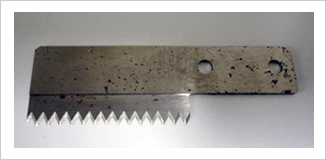 特殊鋸刃(Particular Cutting Blade)海外での部品製作
